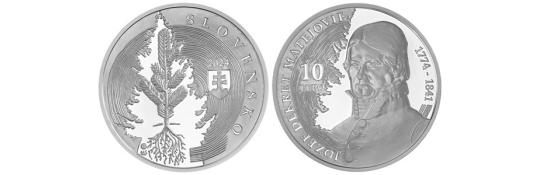 Pozvánka - predaj 10€ mince - Jozef Dekret Matejovie - 250. výročie narodenia - 22.5.2024