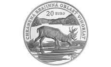 Strieborná minca 20€ (2023) proof - Chránená krajinná oblasť Vihorlat