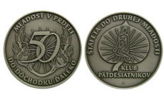 Medaila SP k životnému jubileu - 50 rokov - Klub päťdesiatnikov