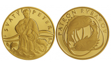 Medaila Au Svätý Peter - patrón rybárov