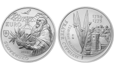 Strieborná minca 10€ (2024) BU - Fráter Cyprián z Červeného Kláštora- 300.výročie narodenia