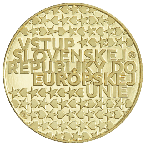 Zlatá medaila - Vstup Slovenska do Európskej únie - 20. výročie