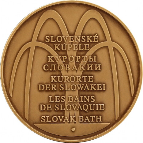 Medal BP "Slovak thermal baths - Trenčianske Teplice"
