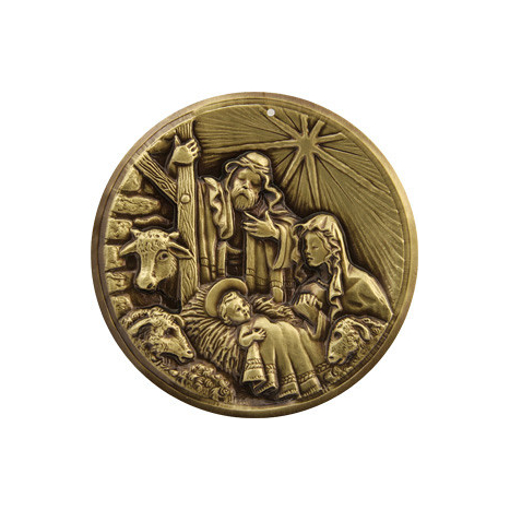 Christmas tree decoration - the medal