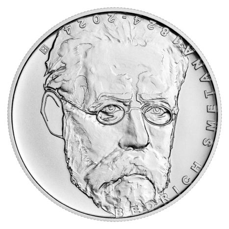 Silver coin 200 CZK (2024) - Bedřich Smetana