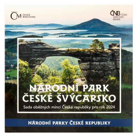 Súbor mincí ČR 2024 - Národné parky - České Švajčiarsko