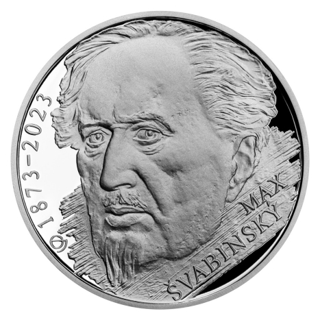 Strieborná minca 200 Kč (2023) proof - Max Švabinský