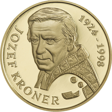 Zlatá medaila - Jozef Kroner - 100. výročie narodenia