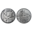 Strieborná medaila - 100.výročie začatia razby prvej československej jednokorunovej mince - spolu