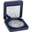 Strieborná medaila - 100.výročie začatia razby prvej československej jednokorunovej mince - obal