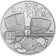 Strieborná minca 10€ (2024) BU - Slovenské národné povstanie - 80.výročie