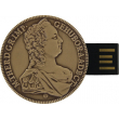 8GB USB flash drive in shape of Medal BP - with your own engraved text